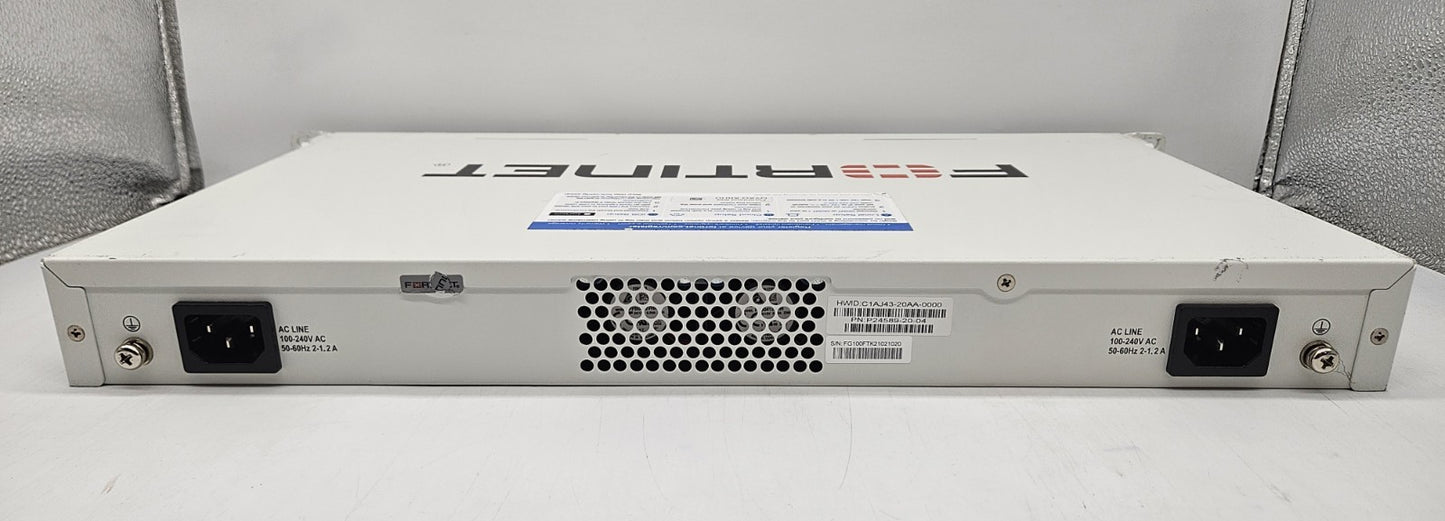 Fortinet Fortigate 100F 12-Port GbE 8-Port SFP FG-100F Firewall3