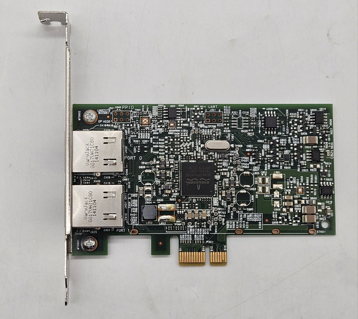 LOT OF 2 HP Broadcom 332T 2-Port GbE (High Profile) Network Adapter 616012-0013