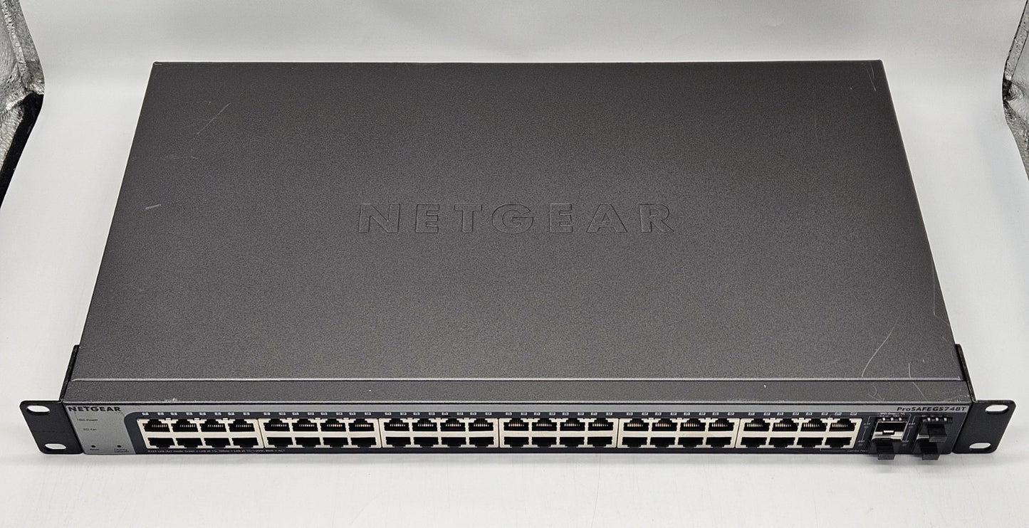 Netgear ProSafe GS748T 48-Port GbE & 4-Port SFP Network Switch GS748T-500NAS2