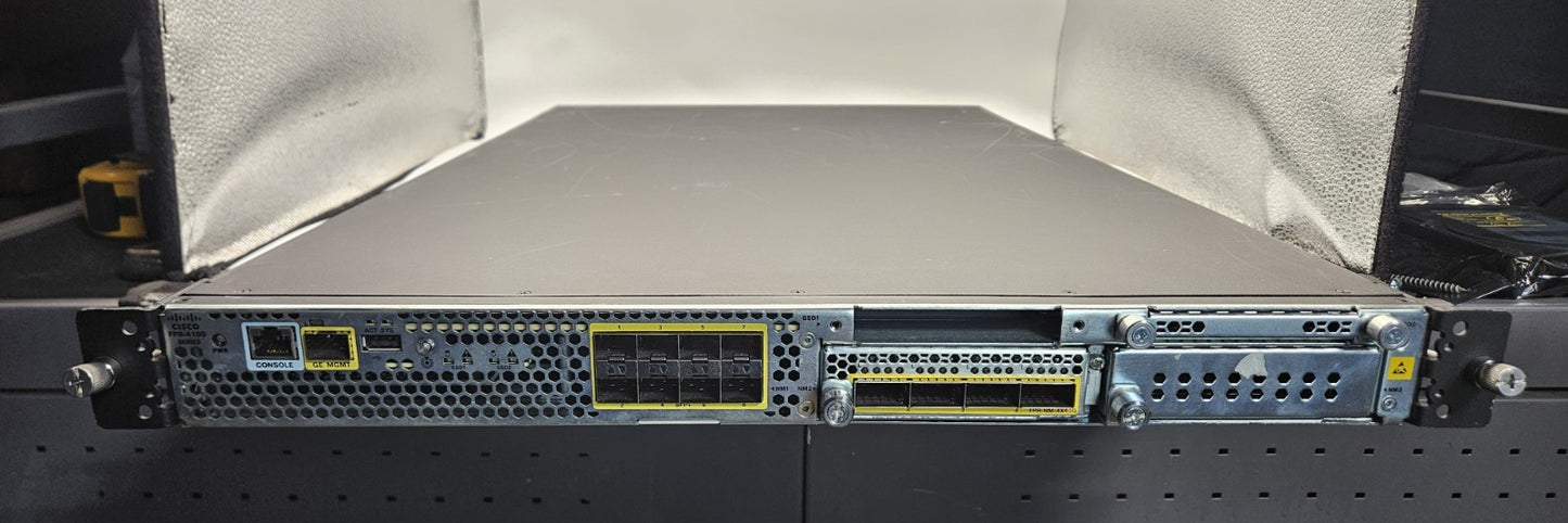 Cisco FirePower 4150 8-Port SFP+ Firewall Security Appliance w/NM-4X40G FPR-41501
