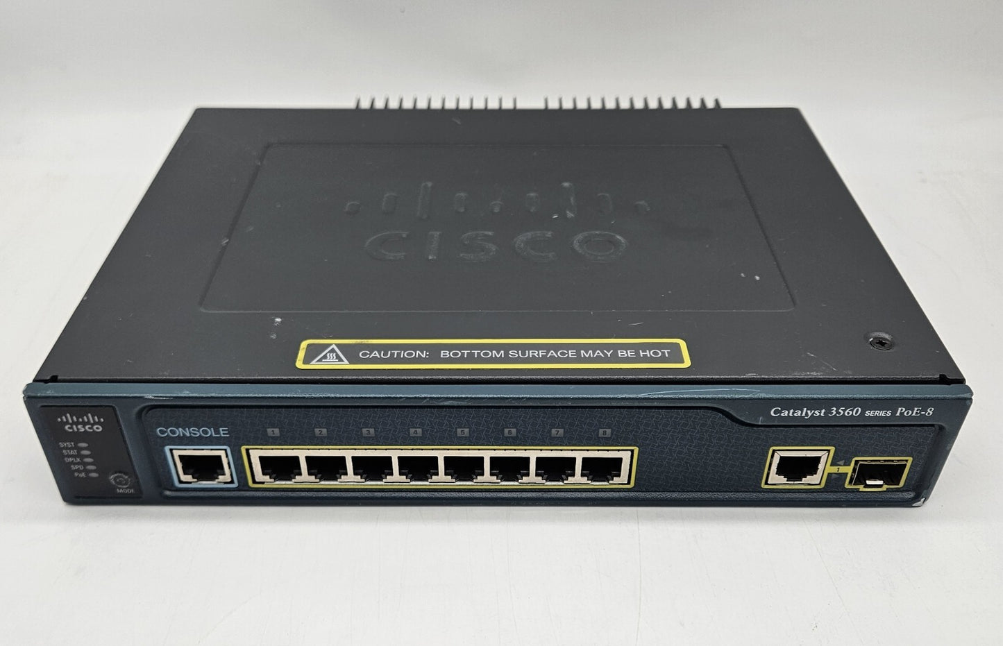 Cisco Catalyst 3560 8-Port PoE 10/100 Network Switch WS-C3560-8PC-S0