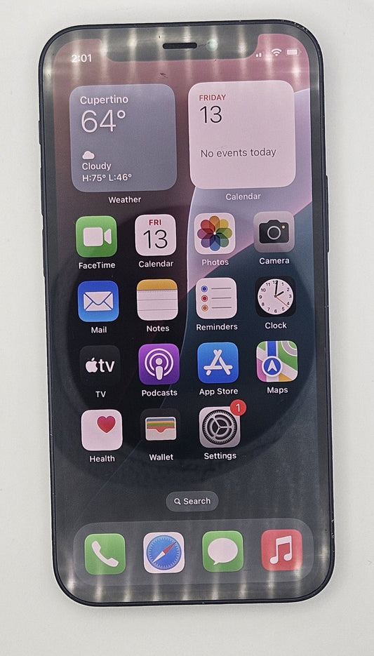 Apple iPhone 12 Mini A2176 MG653LL/A - 128 GB - Blue (Unlocked) Battery 77%0