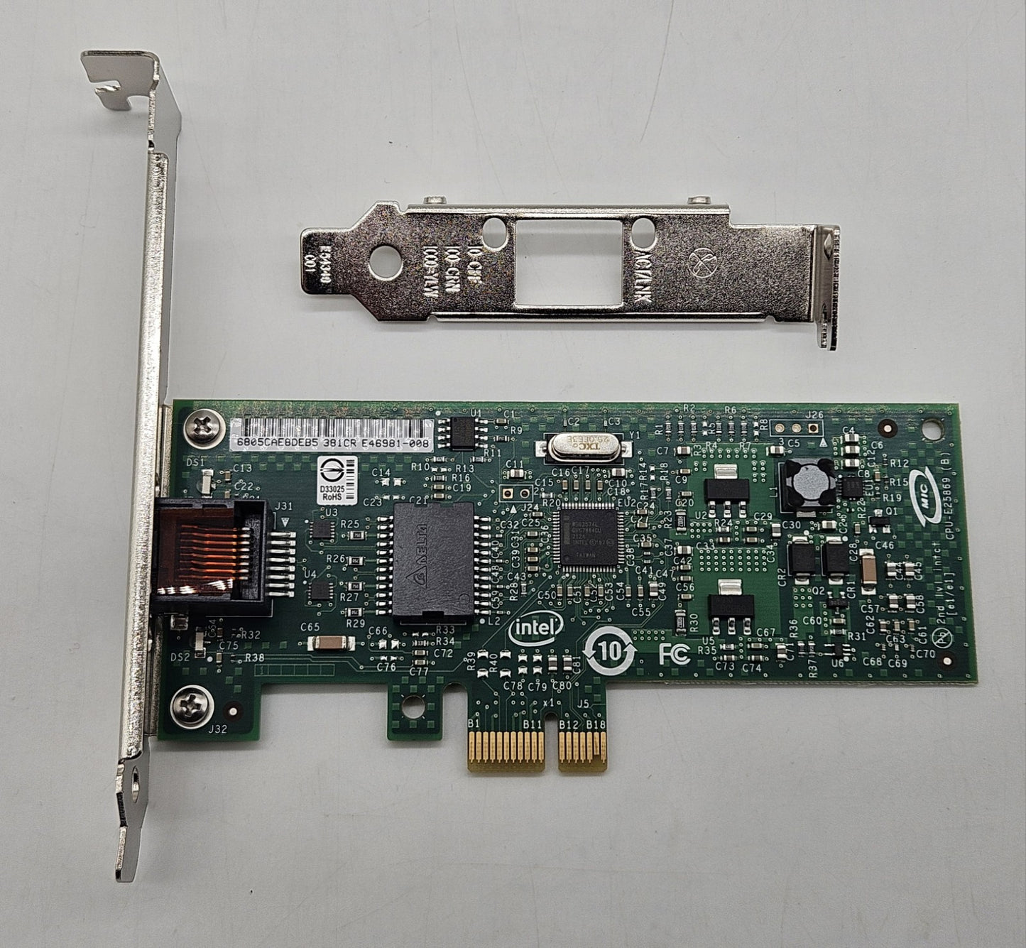 LOT OF 3 Intel 1-Port GbE Network Adapter Card High+Low Profile EXPI9301CTBLK1