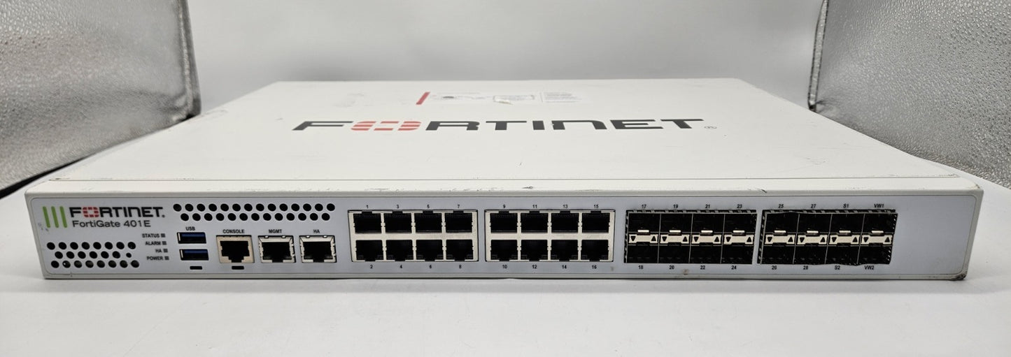 Fortinet FortiGate 401E 16-GbE 16-SFP Network Security-Firewall Applance FG-401E1