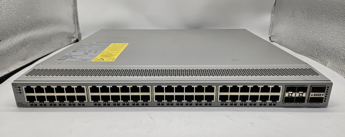 Cisco Nexus 9200 48-Port GbE & 4-Port SFP28 & 2-Port QSFP Switch N9K-C92348GC-X1