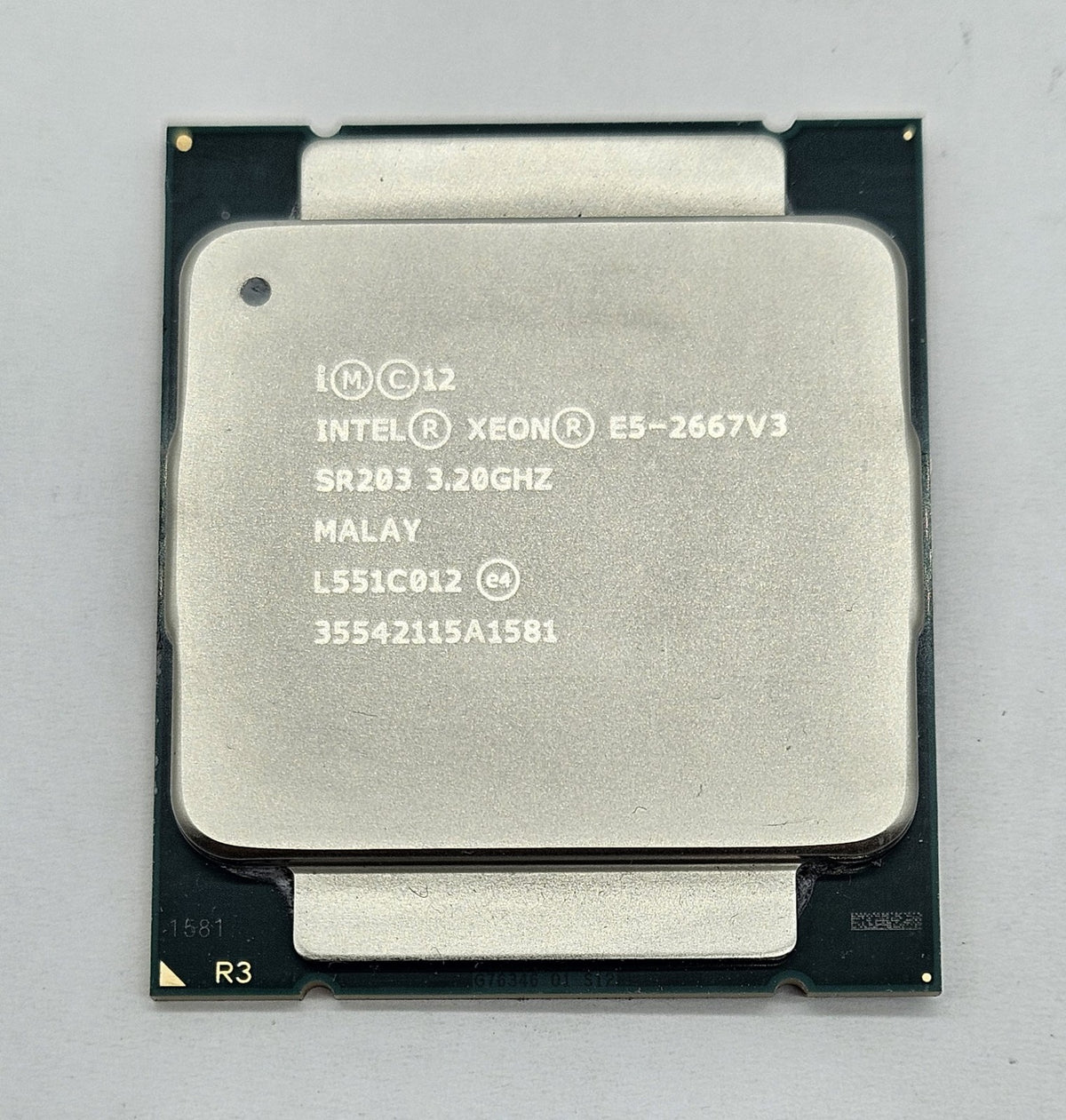 LOT OF 2 Intel Xeon E5-2667v3 3.2GHZ 20MB LGA2011-3 8-Core CPU Processor SR2031