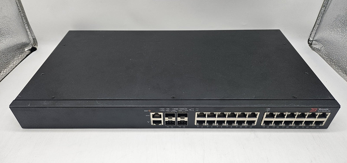 Brocade 24-Port Gigabit Ethernet & 4-Port SFP Layer 2 Network Switch ICX6430-240