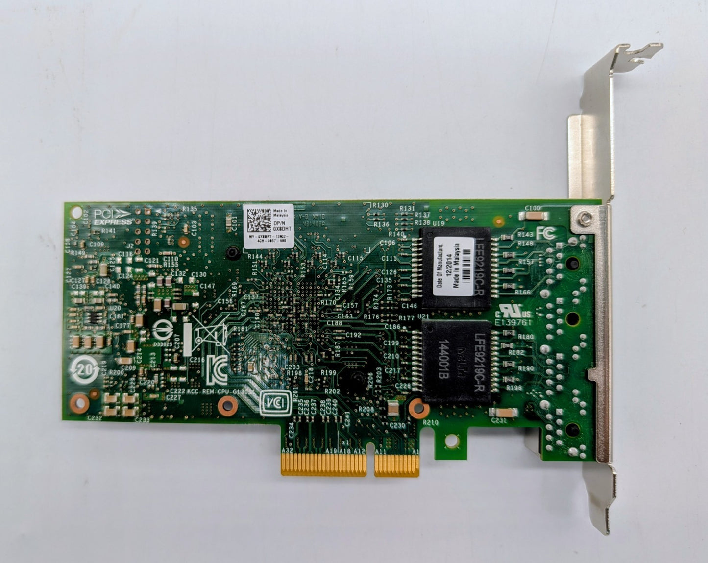 Dell X8DHT Intel I350-T4 Quad Port Gigabit Ethernet Full-height Server Adapter2