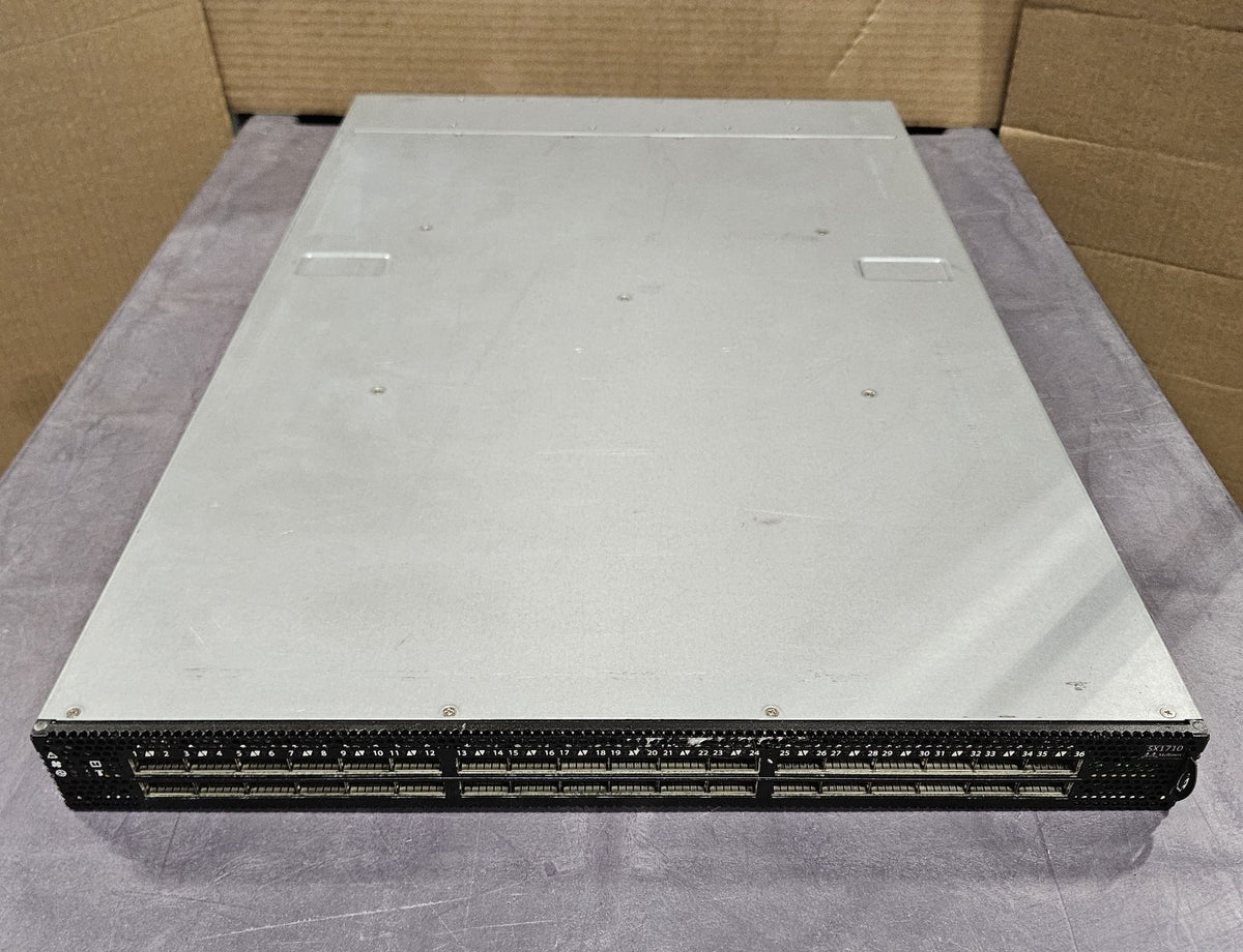 Mellanox 36-Port 40/56GB QSFP Network Switch w/ 2x Power Supplies ONYX SX17100