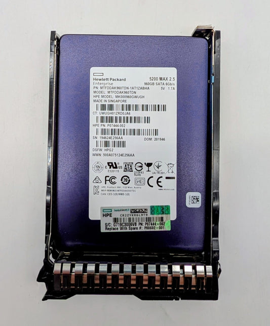 HP 960GB TLC SATA 6Gbps Read Intensive 2.5" SSD P08692-0010