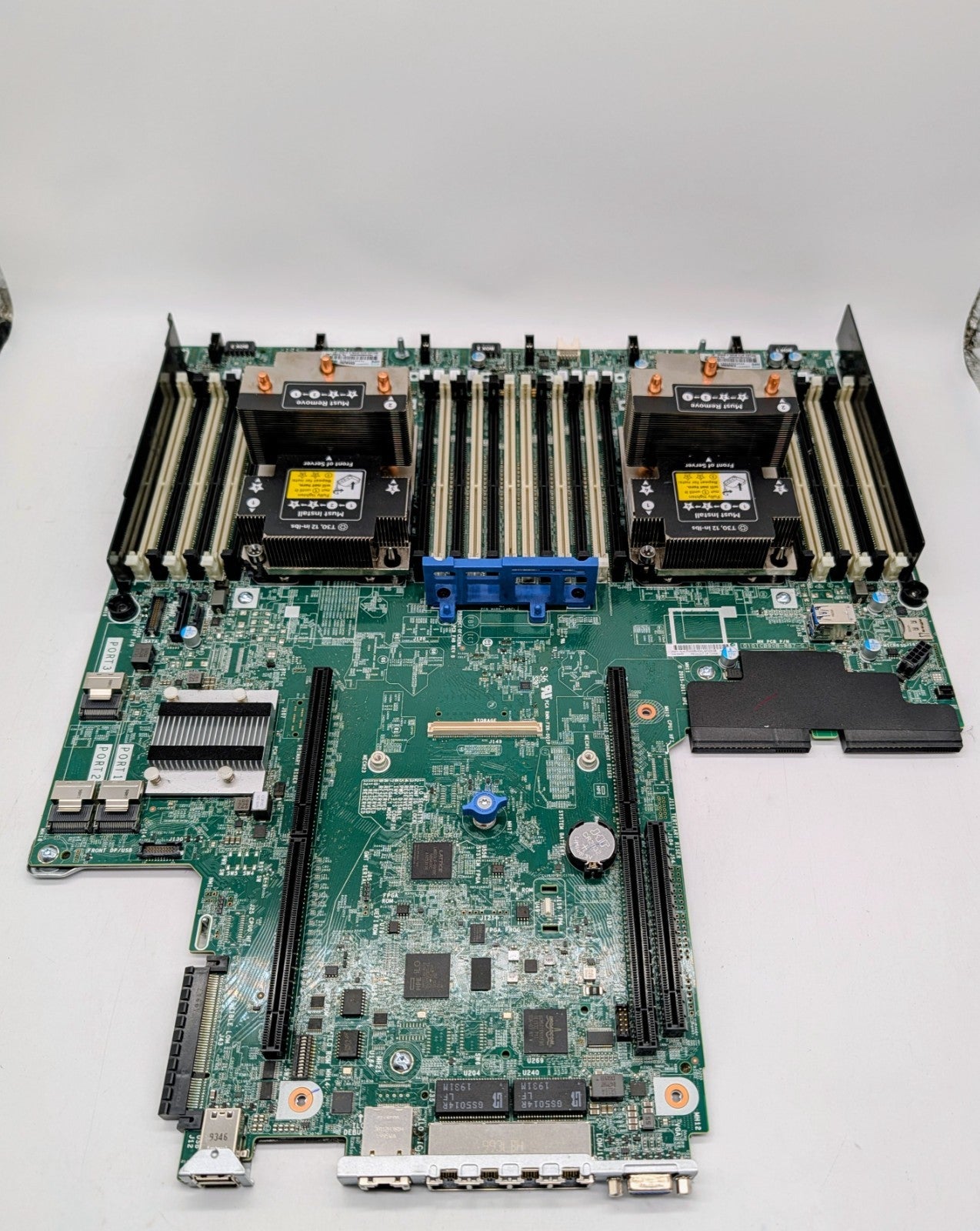 HPE P11782-001 Proliant DL380 GEN10 5218 1P System Board W/ Heatsinks **NO CPU's0