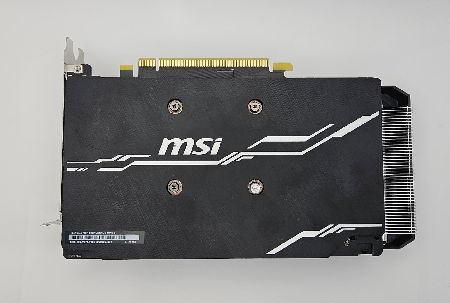MSI GeForce RTX 2060 Ventus GP OC 6GB GDDR6 PCI-E 3.0 x16 Video Graphics Card3