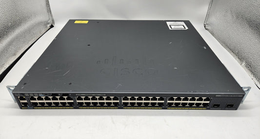 Cisco Catalyst 2960-XR 48-Port PoE+ GbE & 2-SFP+ Switch 2xPSU WS-C2960XR-48LPD-I0