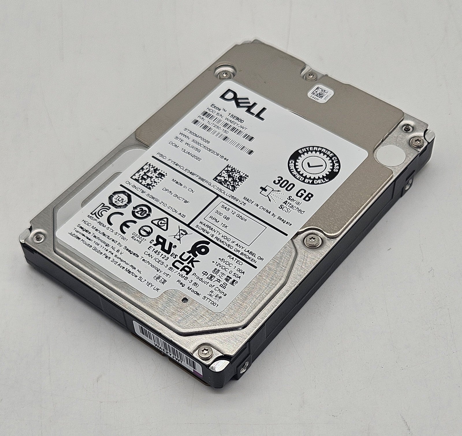 Samsung 300GB 15k RPM SAS 12Gbps 256MB (ISE / 512n) 2.5" Hard Drive ST300MP00260