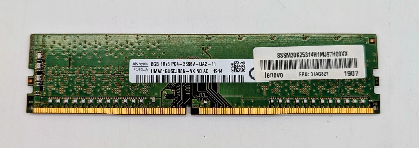 Hynix HMA81GU6CJR8N-VK 8GB PC4-21300 DDR4-2666 MHz 288-Pin PC Memory0