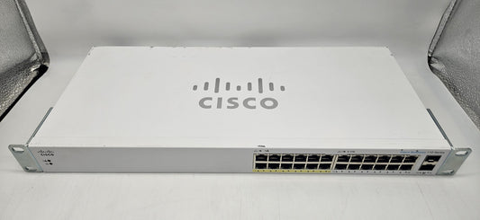Cisco 24-Port GbE (12-PoE+) & 2-Port DP (RJ45/SFP) Network Switch CBS110-24PP0