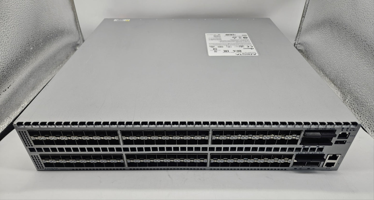 Arista 7050SX2 96-Port 10G SFP+ 8-QSFP+ Network Switch w/ 2x PSU DCS-7050SX2-1280