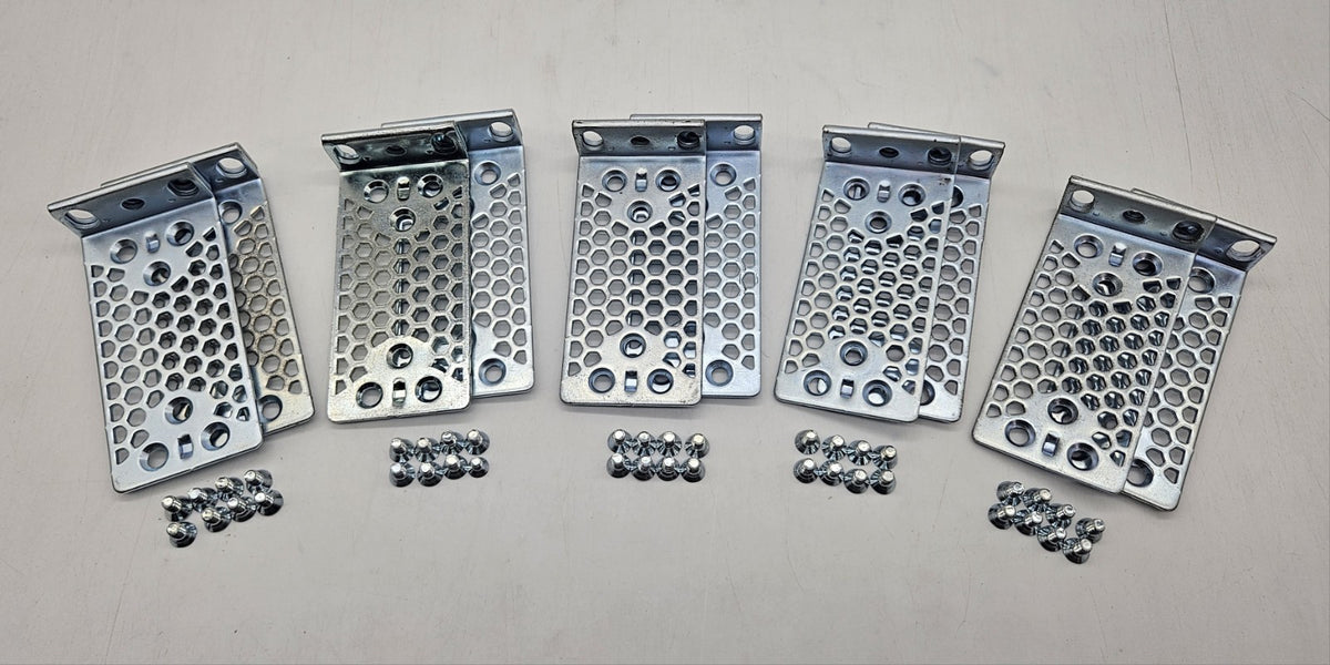 LOT OF 5 (Set of 2)Cisco Catalyst 3850 Series Rack Ears w/ Screws C3850-RACK-KIT0