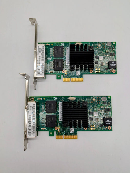 Lot Of 2 74-10521-01 Cisco  Intel i350 4-Port 1Gbps Adapter UCSC-PCIE-IRJ40