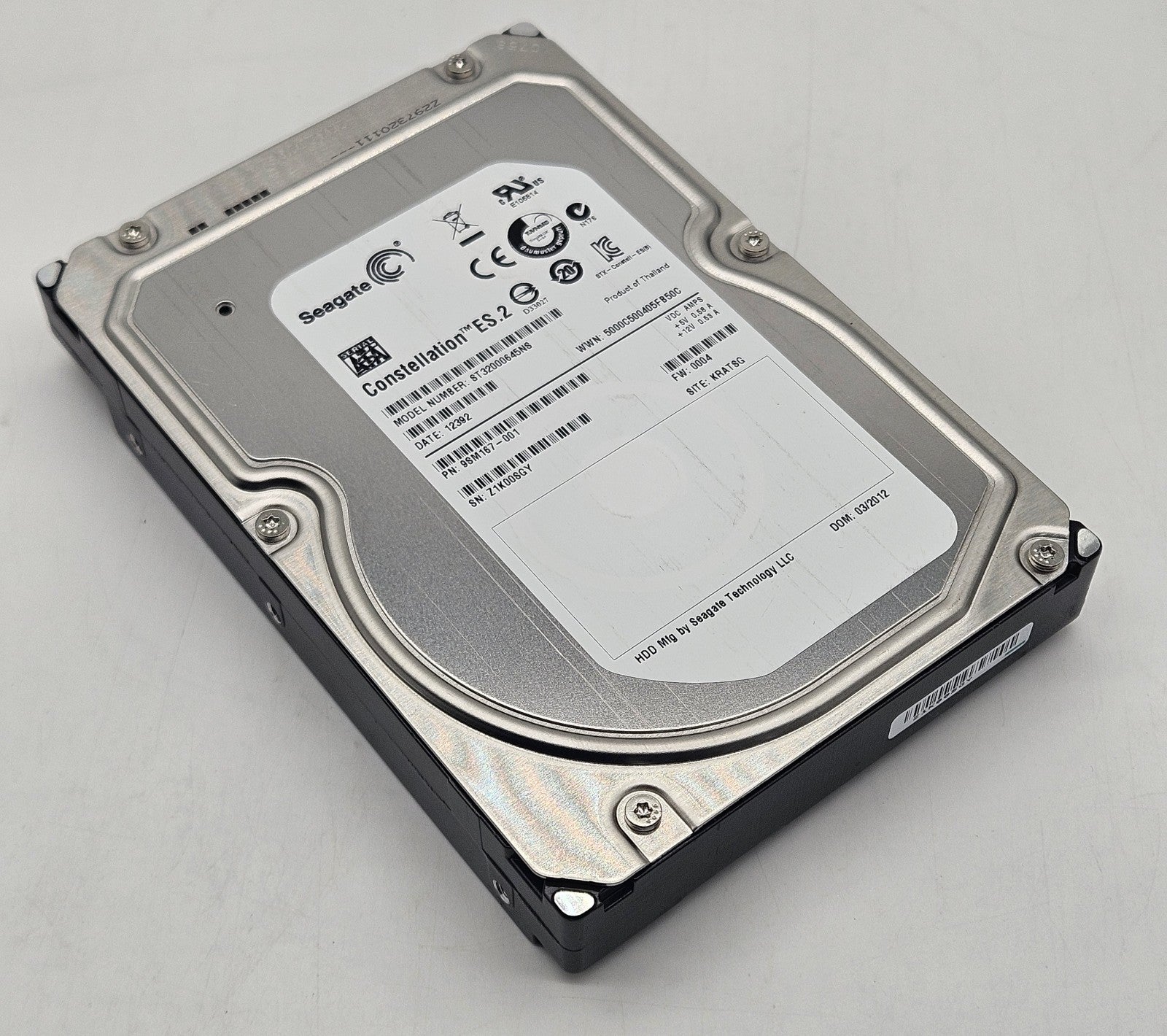 Seagate Constellation ES.2 2TB 7200RPM SATA 6Gbps 3.5 Hard Drive ST32000645NS0