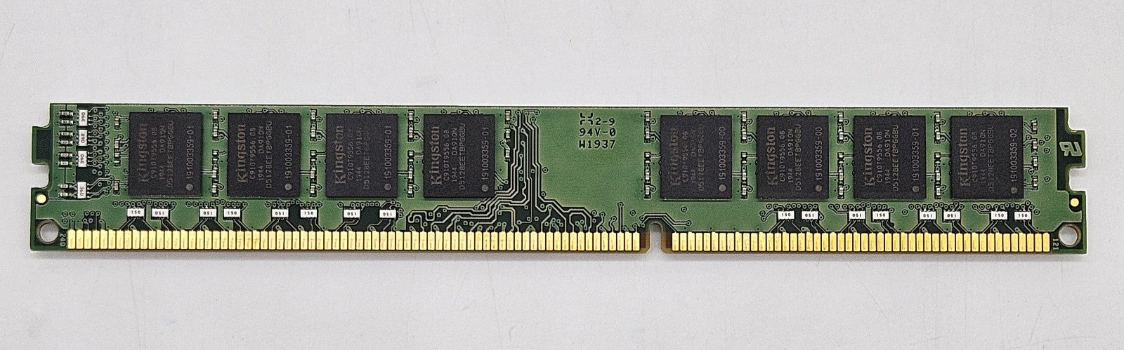 LOT OF 2 Kingston 8GB PC3-12800 DDR3-1600MHz VLP Desktop Memory RAM KCP316ND8/82