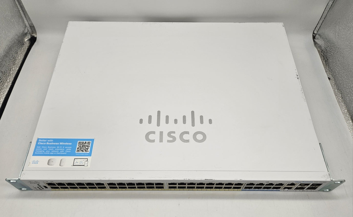 Cisco Business 48-Port GbE PoE+ 8x-5G & 4-SFP+ Network Switch CBS350-48NGP-4X2