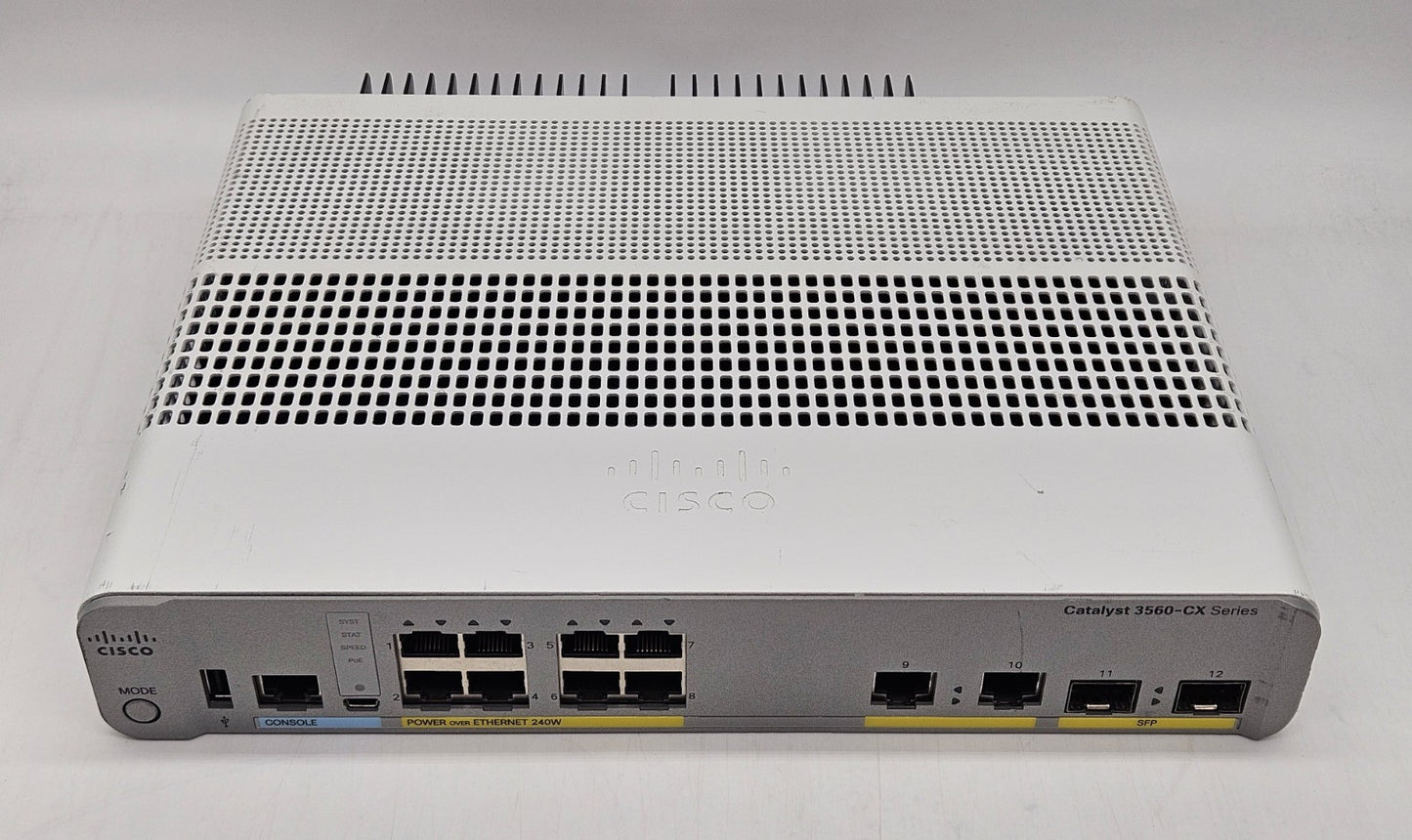 Cisco Catalyst 3560CX 8-Port GbE PoE+ 2-Port SFP Network Switch WS-C3560CX-8PC-S0