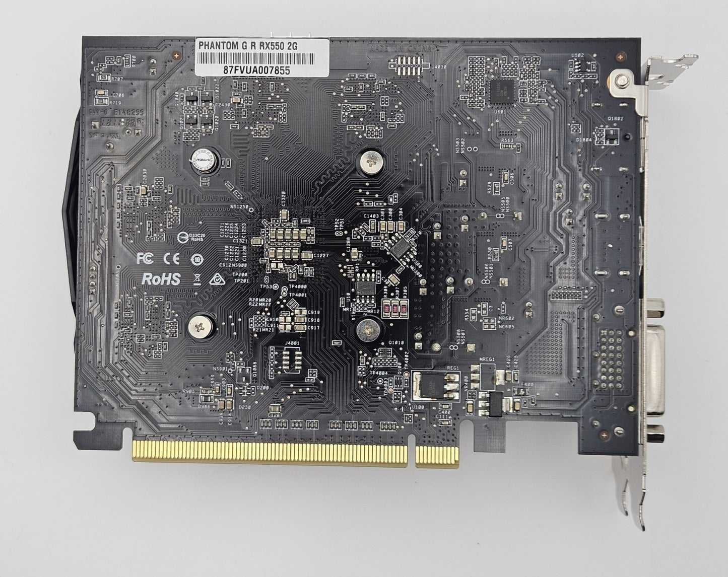 ASRock Phantom Gaming Radeon RX 550 2GB GDDR5 PCI-E 3.0 x16 Video Graphics Card3
