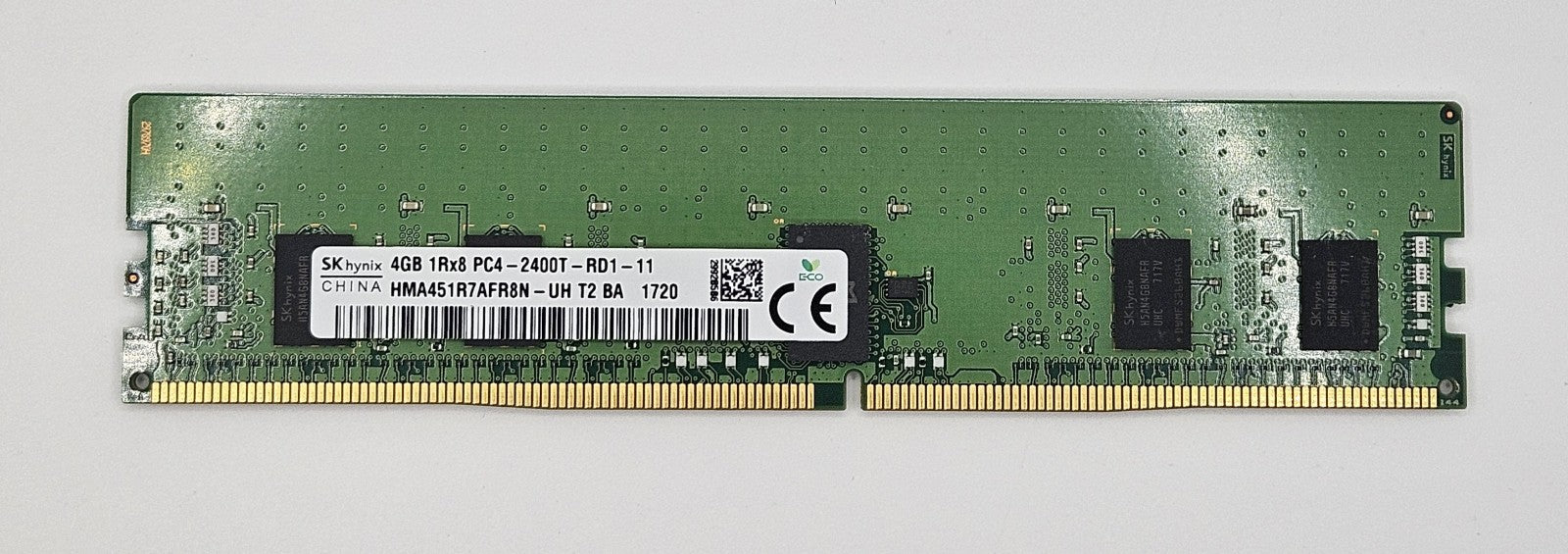 LOT OF 2 Hynix 4GB PC4-19200 DDR4-2400T ECC REG Server RAM HMA451R7AFR8N-UH1