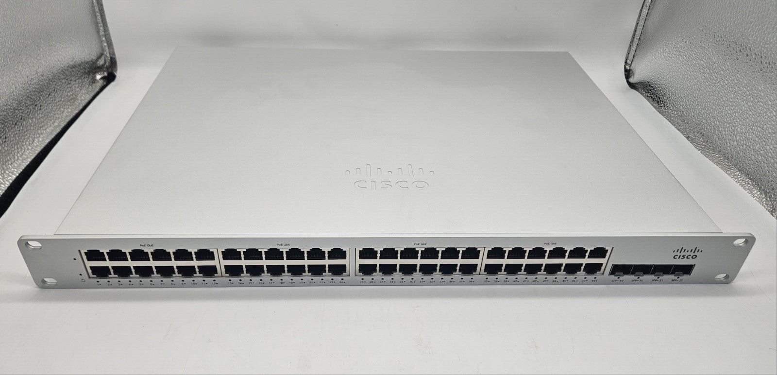 Meraki 48-Port PoE+ GbE & 4-Port SFP+ Network Switch MS225-48FP-HW UNCLAIMED0