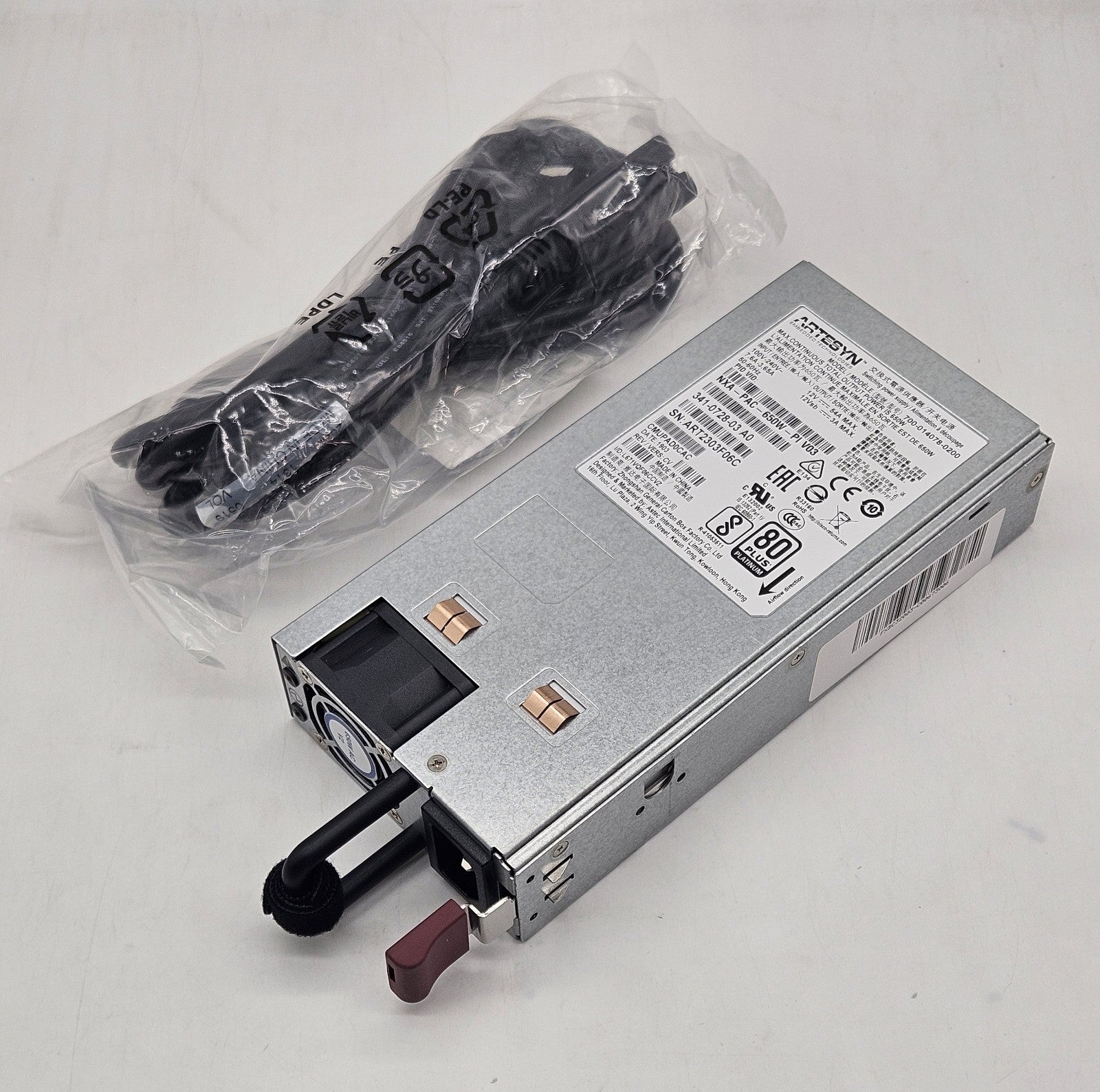 Cisco 650W Power Supply Nexus 3000/9000 Switches (Port Intake) NXA-PAC-650W-PI0