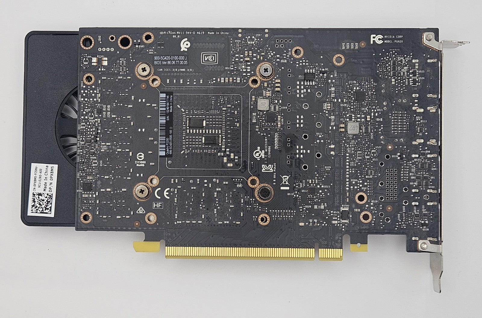 Nvidia Quadro P2200 5GB GDDR5X PCI-E 3.0 x16 Video Graphics Card3