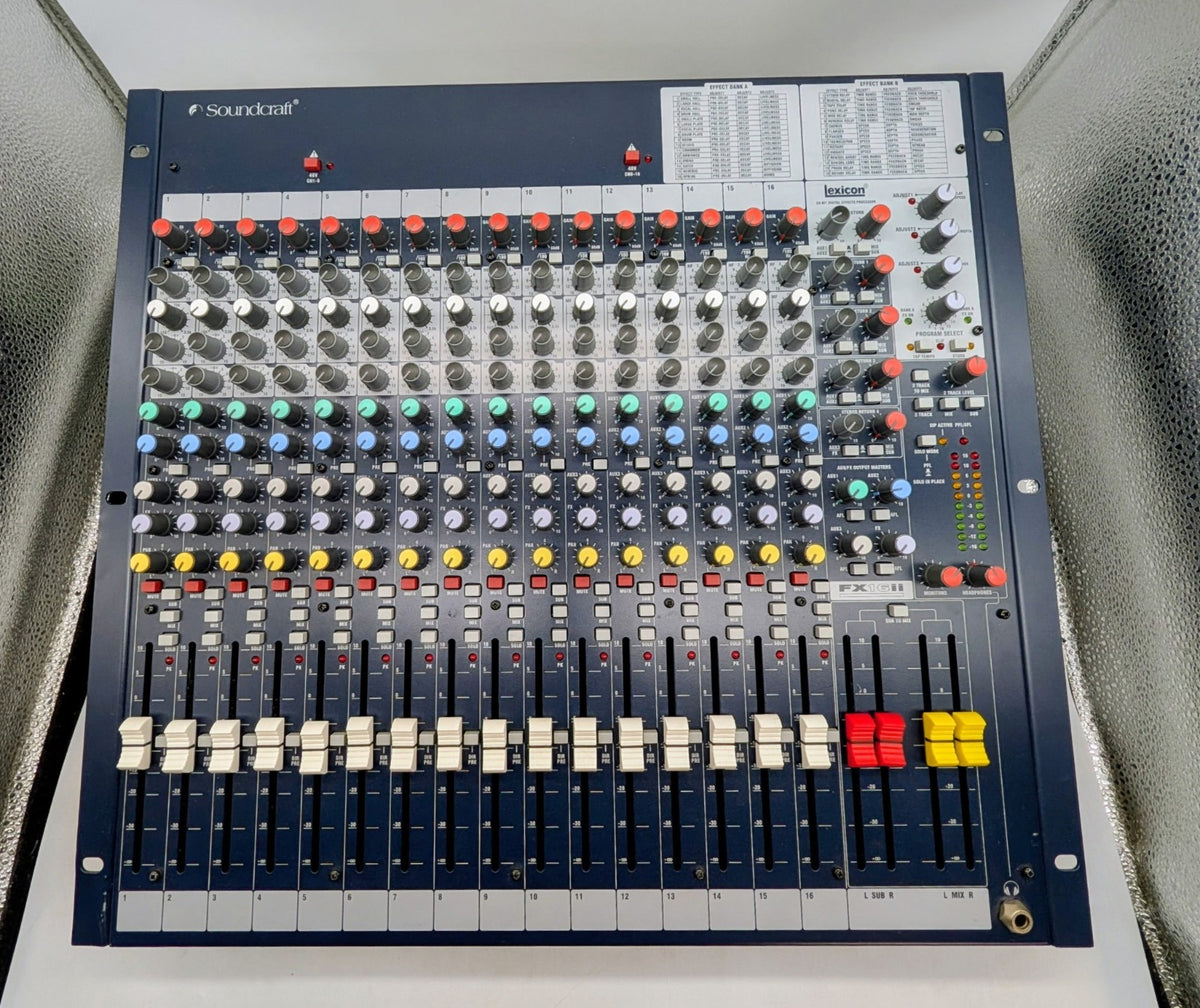 Soundcraft FX16ii Professional Compact Recording/Live Lexicon Effects Mixer0