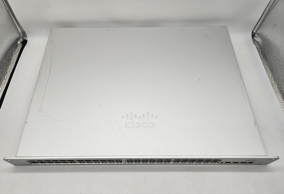 Cisco Meraki 48-Port PoE+ GbE & 4-1Gb SFP Network Switch UNCLAIMED MS210-48FP2