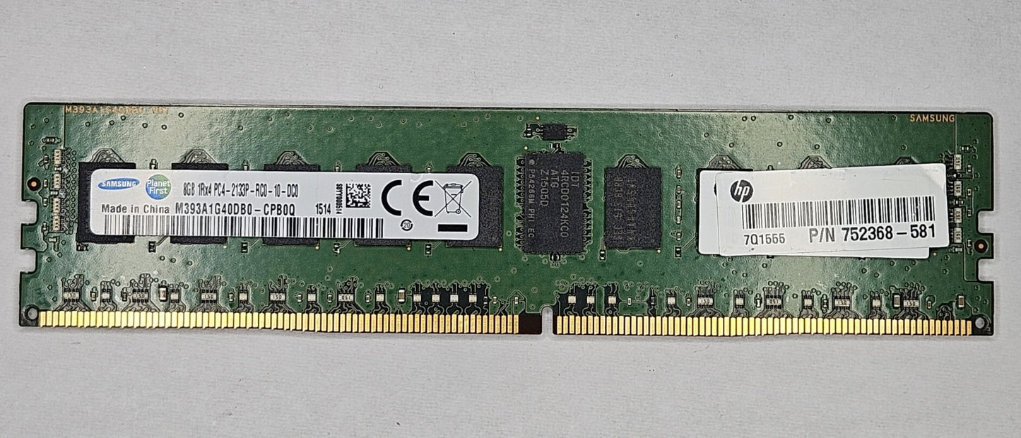 Samsung 8GB PC4-17000 DDR4-2133MHz ECC REG Server Memory RAM M393A1G40DB0-CPB0