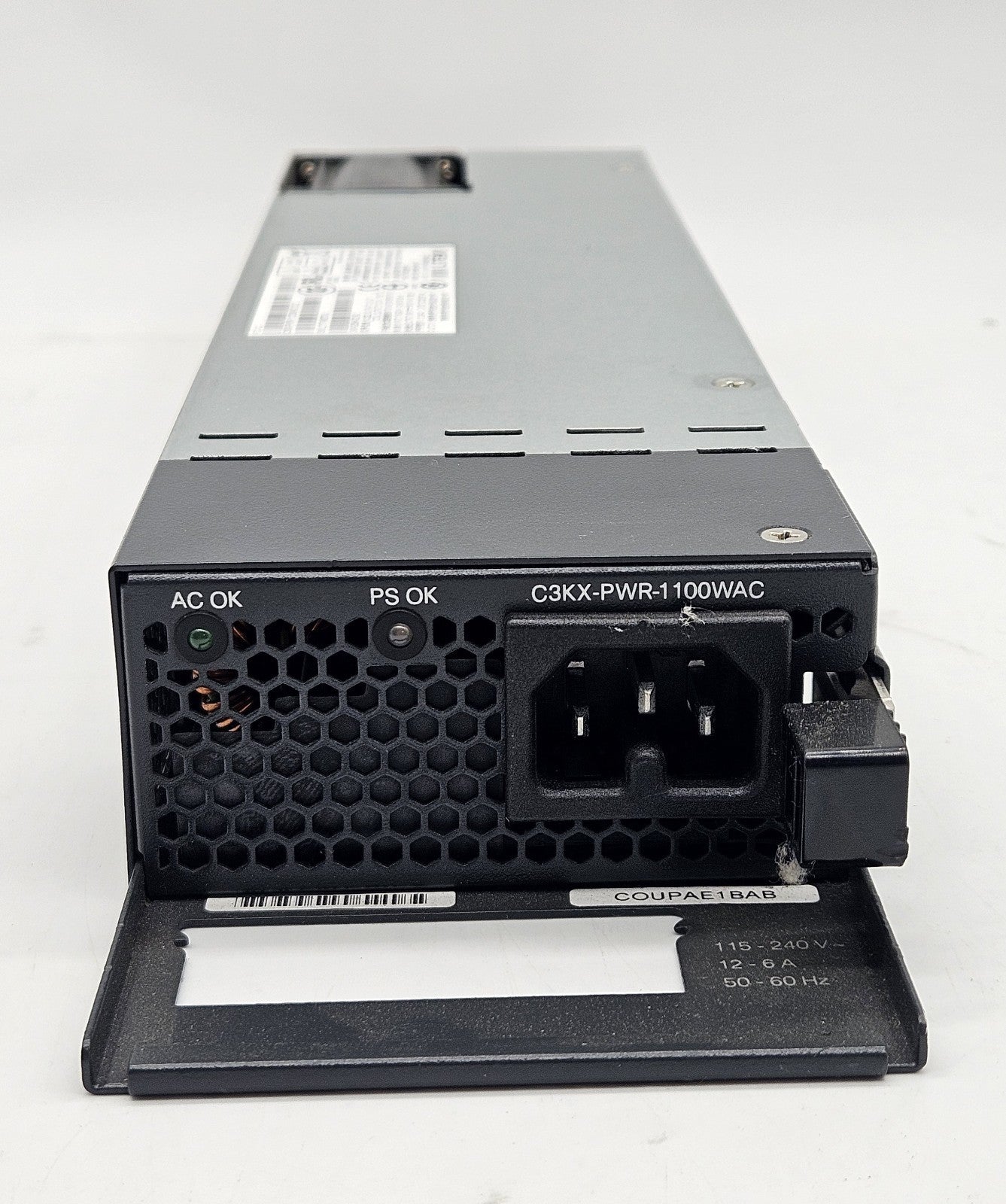 LOT OF 2 Cisco 1100W Power Supply for 3560-X & 3750-X Switches C3KX-PWR-1100WAC2