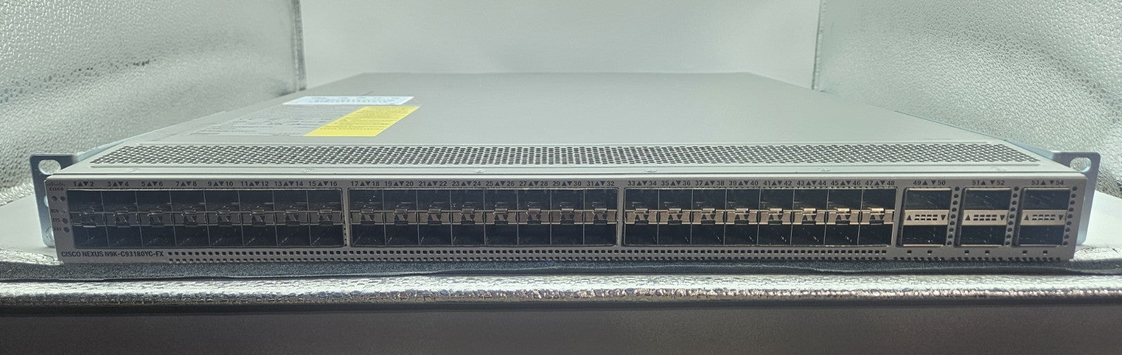 Cisco Nexus 48-Port 10/25GB SFP+ & 6-QSFP+ Network Switch (Blue) N9K-C93180YC-FX1