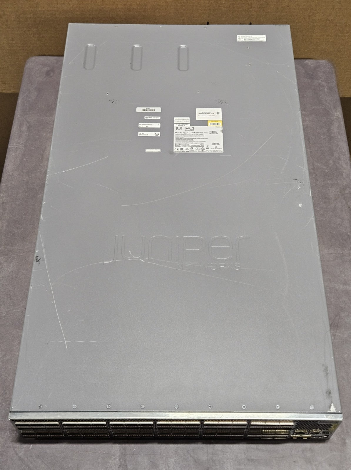 Juniper 72/24-Port 40/100GB QSFP+ Layer 3 Network Switch w/ 4x PSU QFX10002-72Q2
