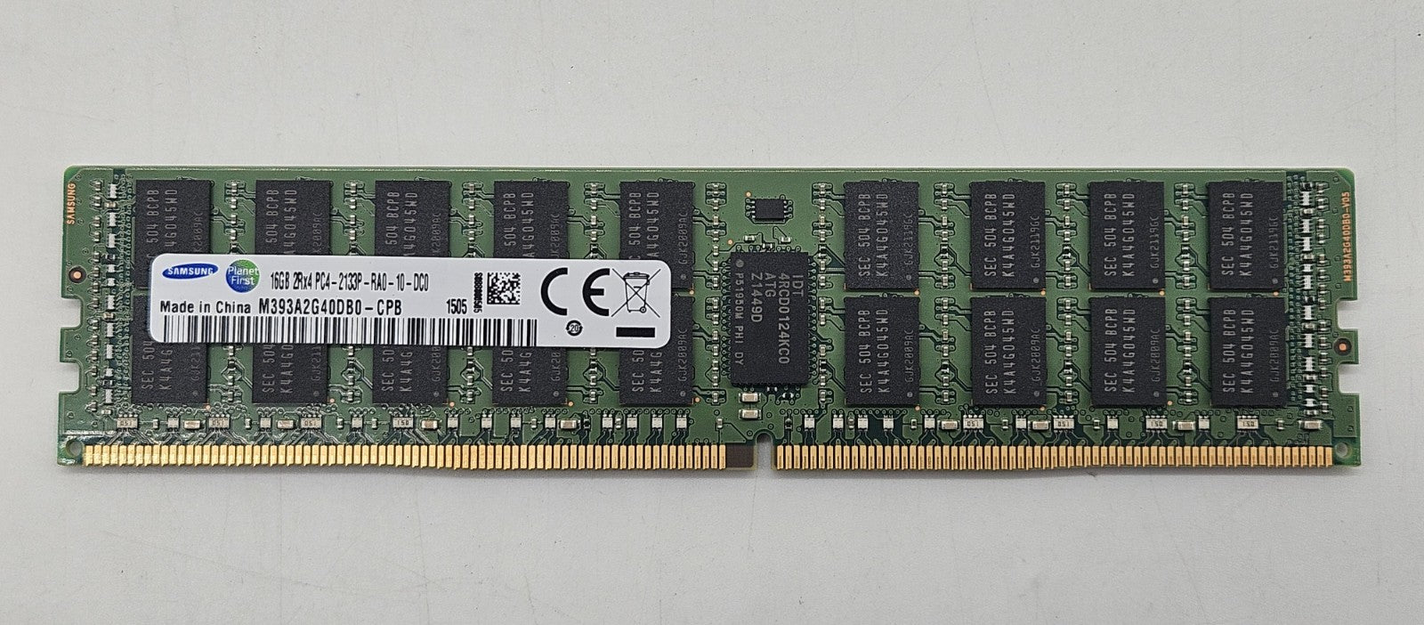 Samsung 16GB 2Rx4 PC4-17000 DDR4-2133MHz ECC REG Server RAM M393A2G40DB0-CPB0