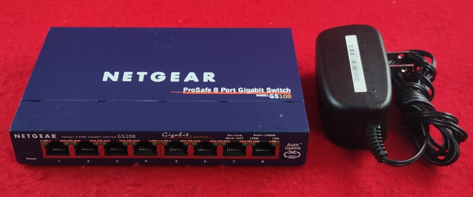 Netgear ProSafe 8-Port GbE Unmanaged Switch w/ Power Supply GS1080
