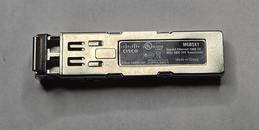 Cisco 1000Base-SX MMF 550m 850nm Duplex LC Connector SFP Transceiver MGBSX10