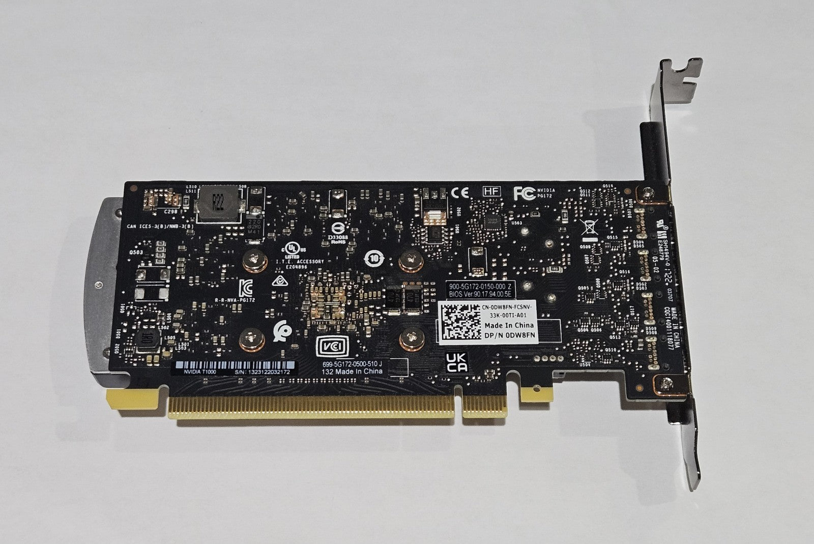Nvidia Quadro T1000 4GB GDDR5 PCI-E 3.0 x16 Video Graphics Card (High Profile)3