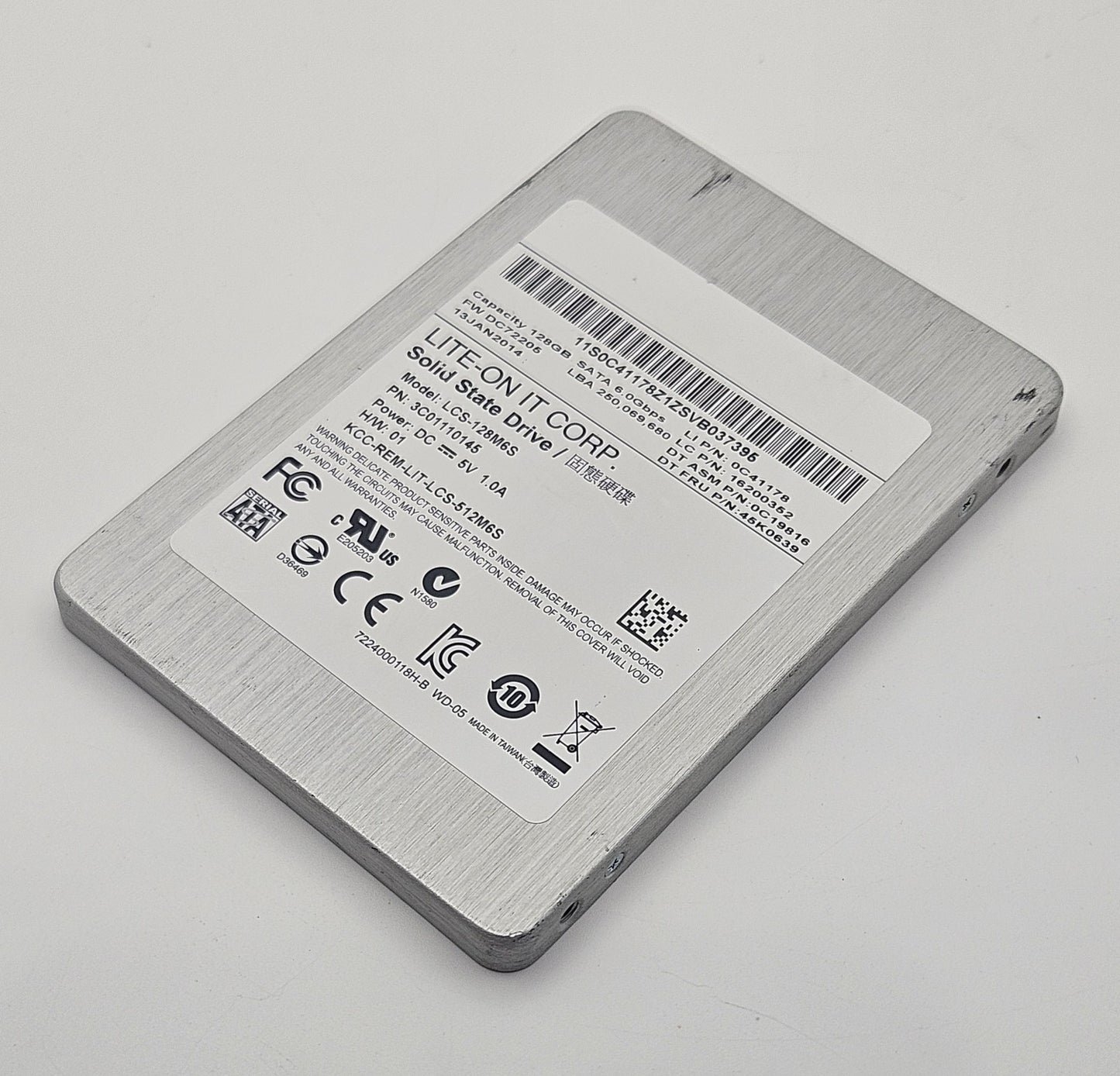 Lite-On M6S 128GB MLC SATA 6Gbps 2.5" SSD LCS-128M6S0