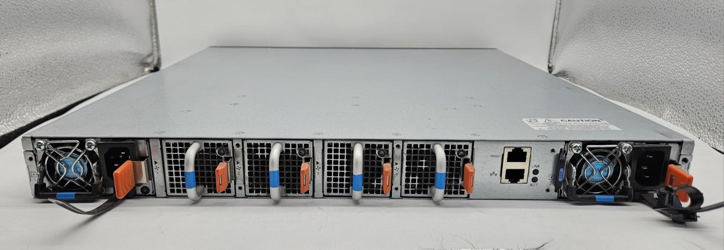 Dell 28-Port 10Gb SFP+ 2-Port 100Gb QSFP28 Network Switch OS10 w/2x PS S4128F-ON3