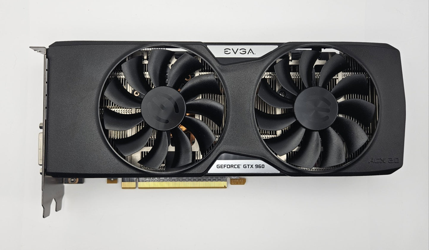 EVGA GeForce GTX 960 FTW ACX 2.0 2GB GDDR5 Graphics Card 02G-P4-2968-RX2