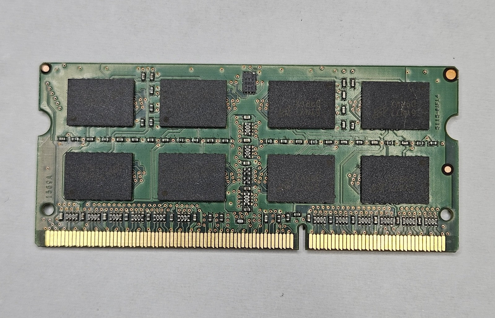 LOT OF 2 Micron 8GB PC3-12800 DDR3-1600MHz SoDimm Laptop RAM MT16KTF1G64HZ-1G6N12