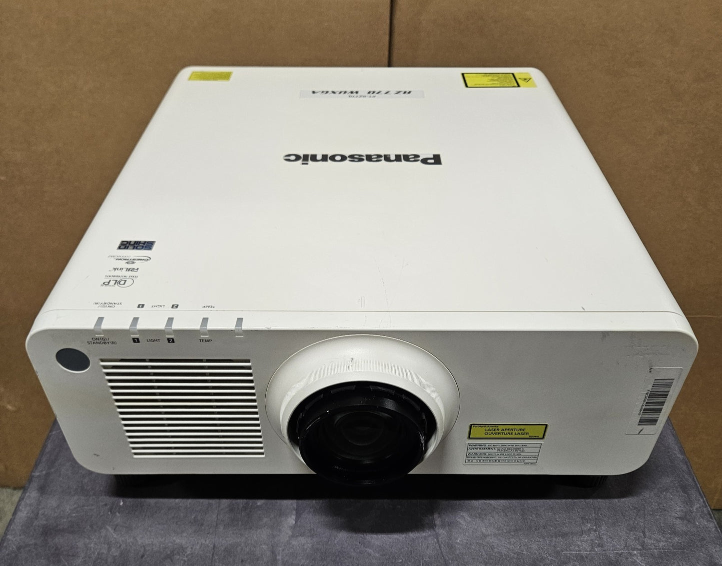 Panasonic Laser WUXGA DLP 7000 Lumens Projector 5291 Hours 5257 Lamp PT-RZ7700