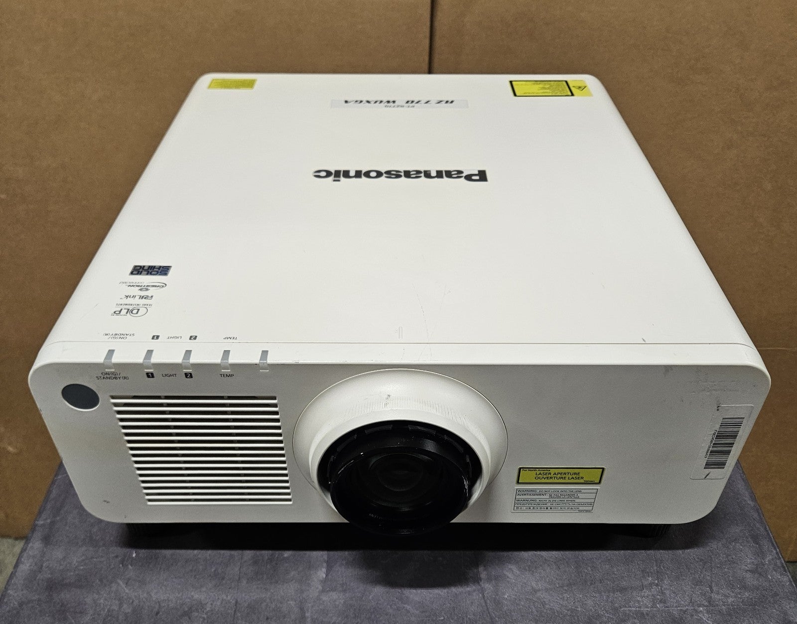 Panasonic Laser WUXGA DLP 7000 Lumens Projector 5291 Hours 5257 Lamp PT-RZ7700