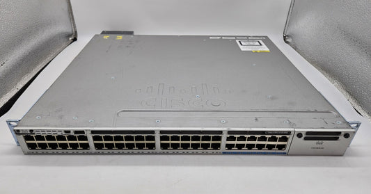 Cisco 3850 48-Port GbE (12-10GbE) Network Switch w/ 1x PSU WS-C3850-12X48U-L0