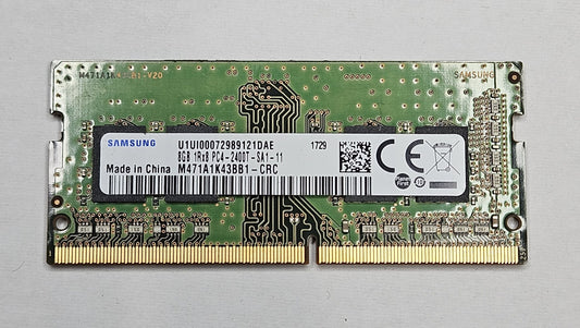 Samsung 8GB PC4-19200 DDR4-2400MHz SoDimm Laptop RAM M471A1K43BB1-CRC0